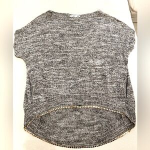 <SOLD > DVF Sweater With Chain Along The Bottom
